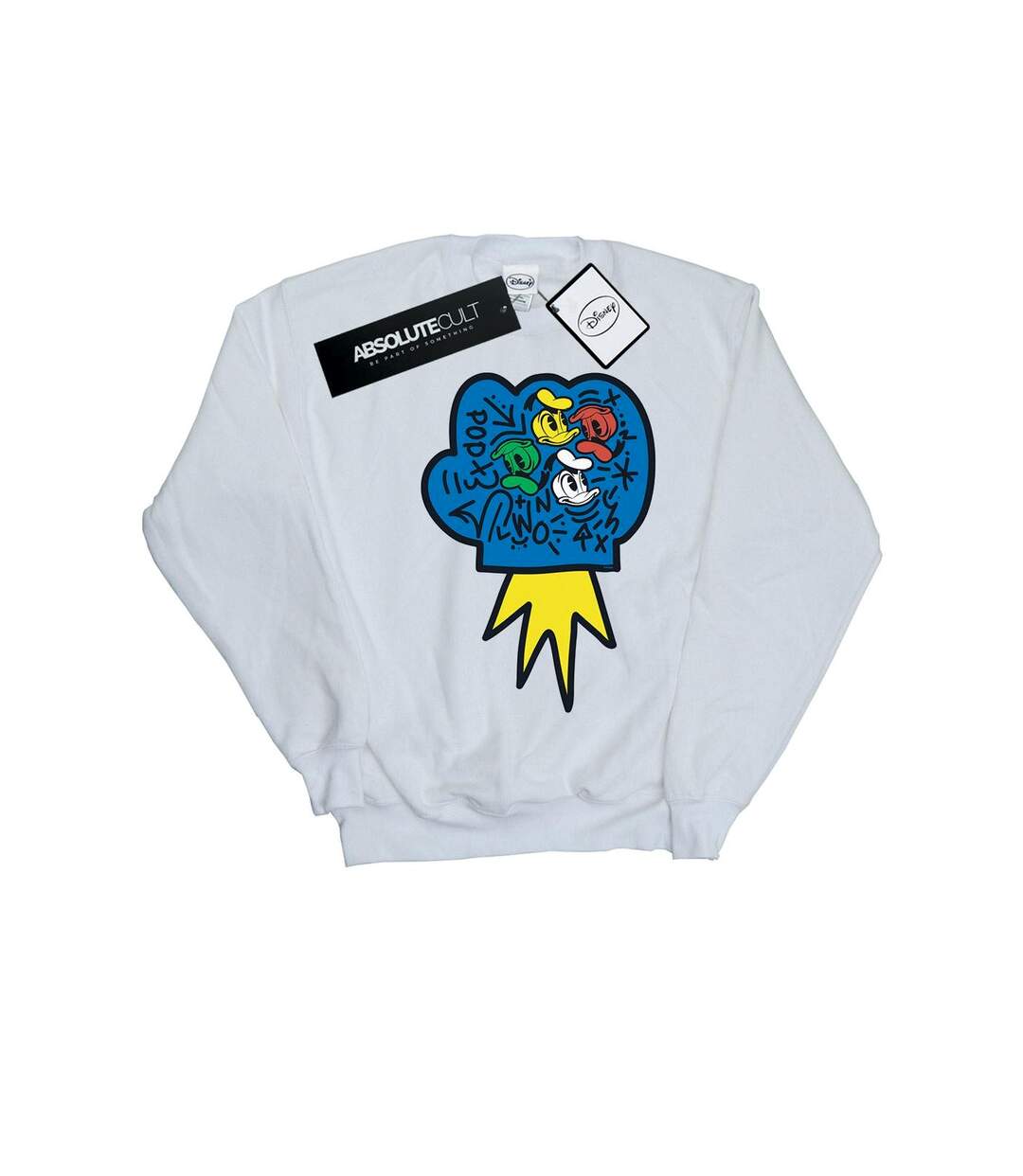 Disney Sweatshirt Womens/Ladies Donald Duck Pop Fist (Blanc) - UTBI27584-1