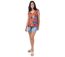 Top viscose fluide dos ouvert CHLOE imprimé hibiscus Coton Du Monde-1