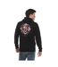 Mens Cotton Blend Drawstring Hoodie Black Five Ten-3