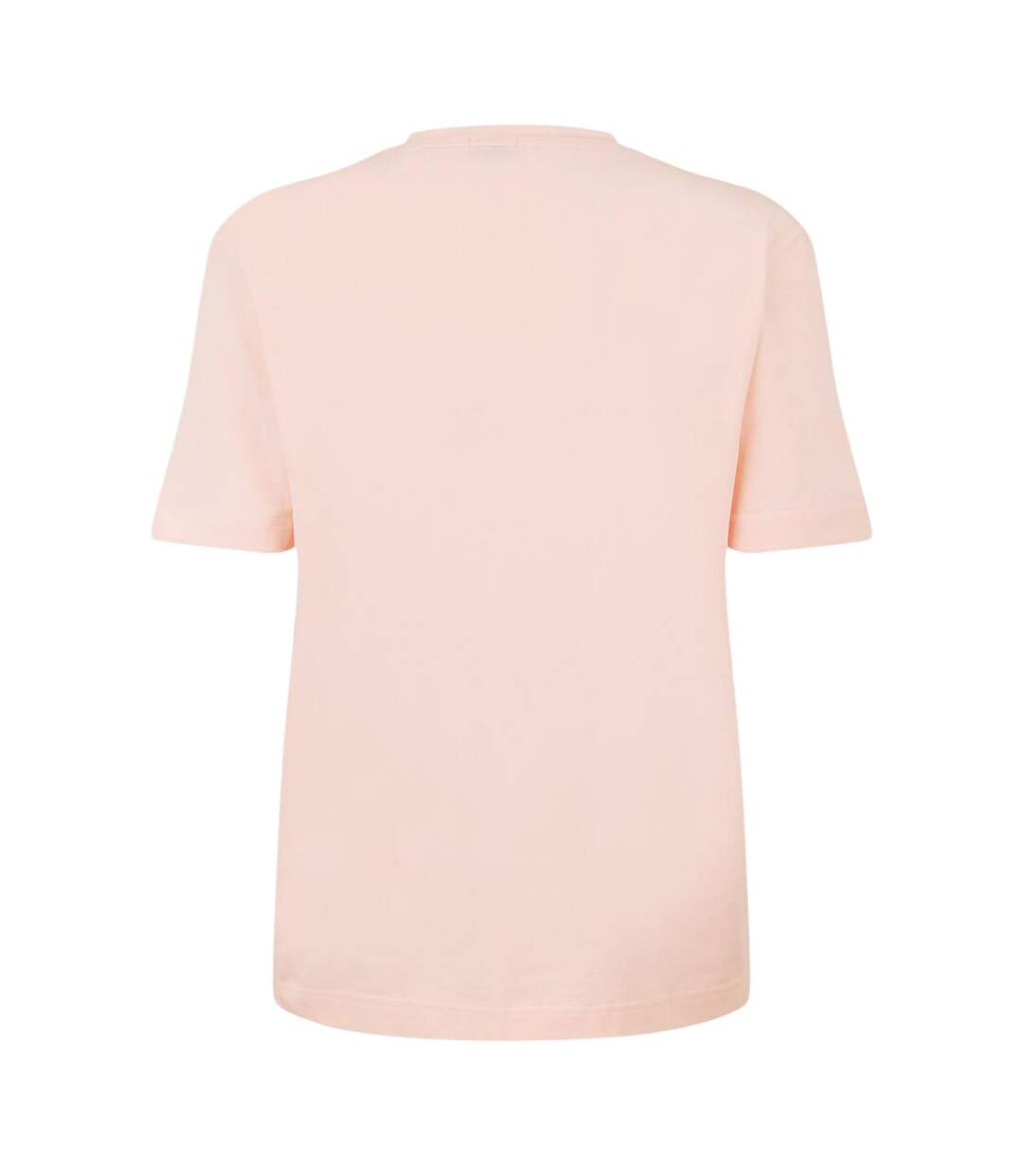 Mens Tchup Logo Oversized T-shirt Pink Boss-2