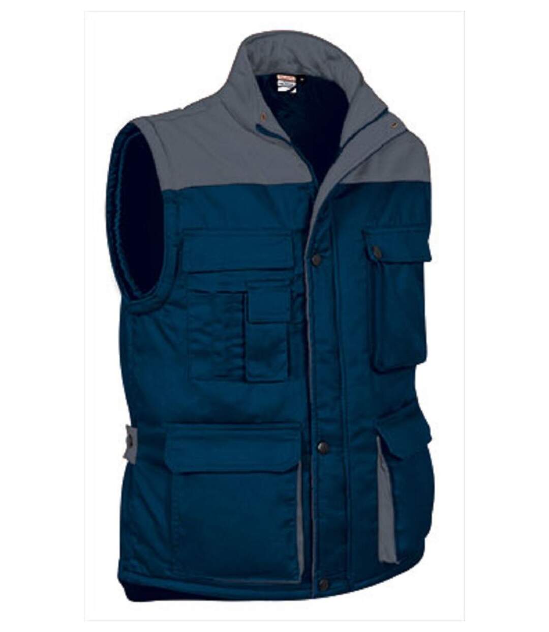 Gilet doudoune de travailsans manches - Homme - REF THUNDER - navy gris-1