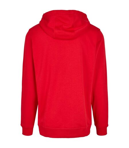 Sweat À Capuche Adulte Rouge Vif Build Your Brand