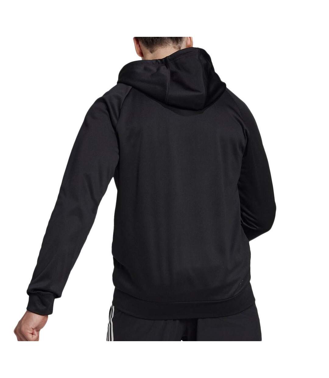 Sweat Zippé Noir Homme Adidas Bos - L-2