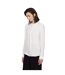 Womens/ladies Plain Soft Touch Shirt White Armani Exchange-1