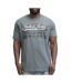 T-Shirt gris homme jack & jones logo oneck 2-1
