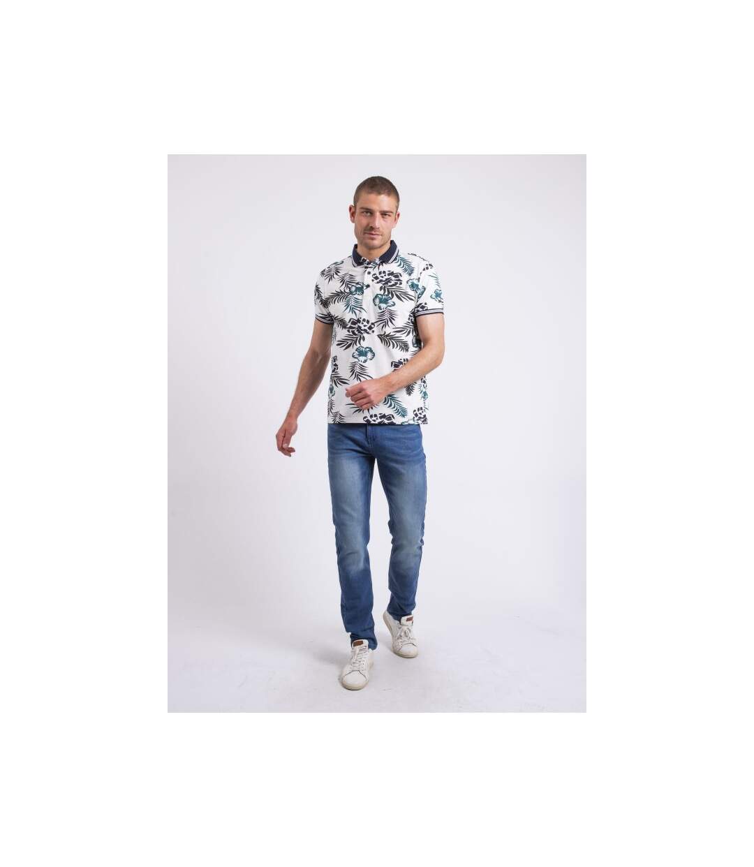 Polo manches courtes motifs PABANA-4
