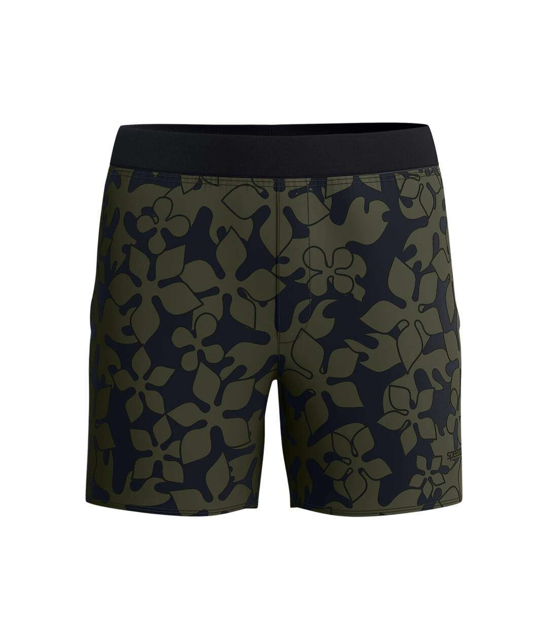 Mens Lookout Leaves Swim Shorts Dark Green Speedo-2