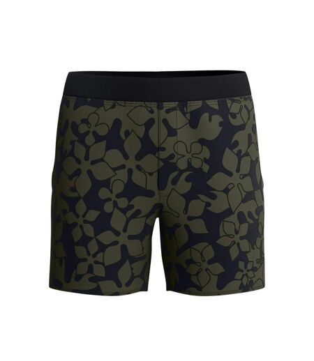 Mens Lookout Leaves Swim Shorts Dark Green Speedo