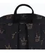 Unisex Black King Crown Pattern Backpack with Padded Straps | School Travel Bag-5