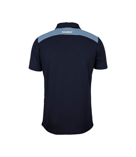 Gilbert Mens Photon Polo Shirt (Dark Navy/Sky Blue) - UTRW6630