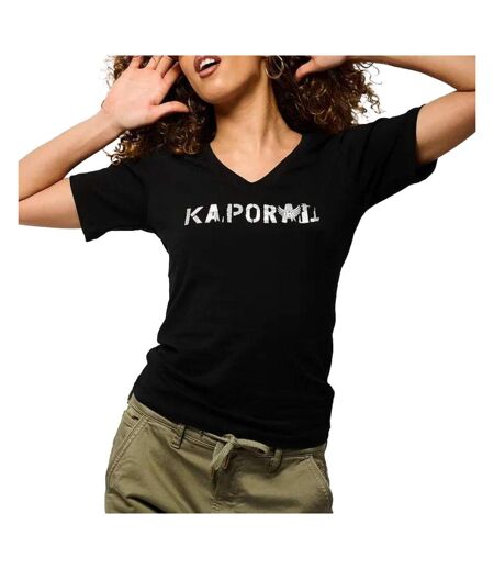 T-Shirt noir femme kaporal enda - l