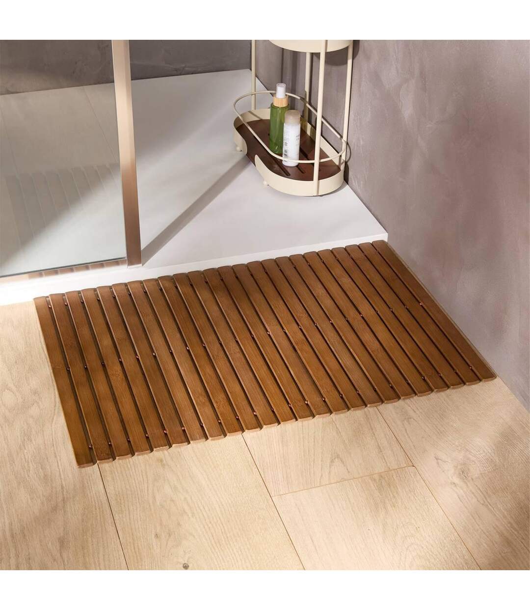 Caillebotis en Bambou Rolly 40x60cm Marron-5