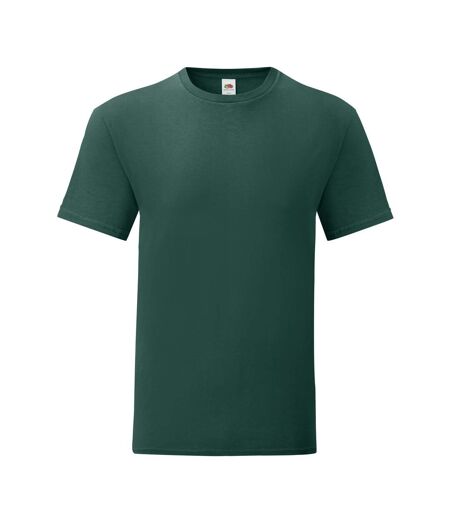 Fruit of the Loom Mens Iconic T-Shirt (Forest Green)