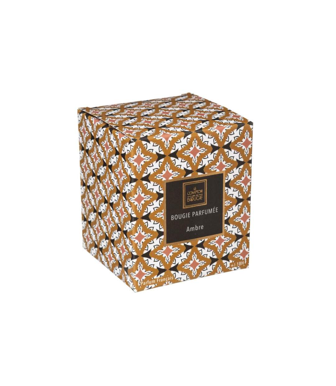 Bougie Parfumée en Verre Neda 8cm Ambre-2