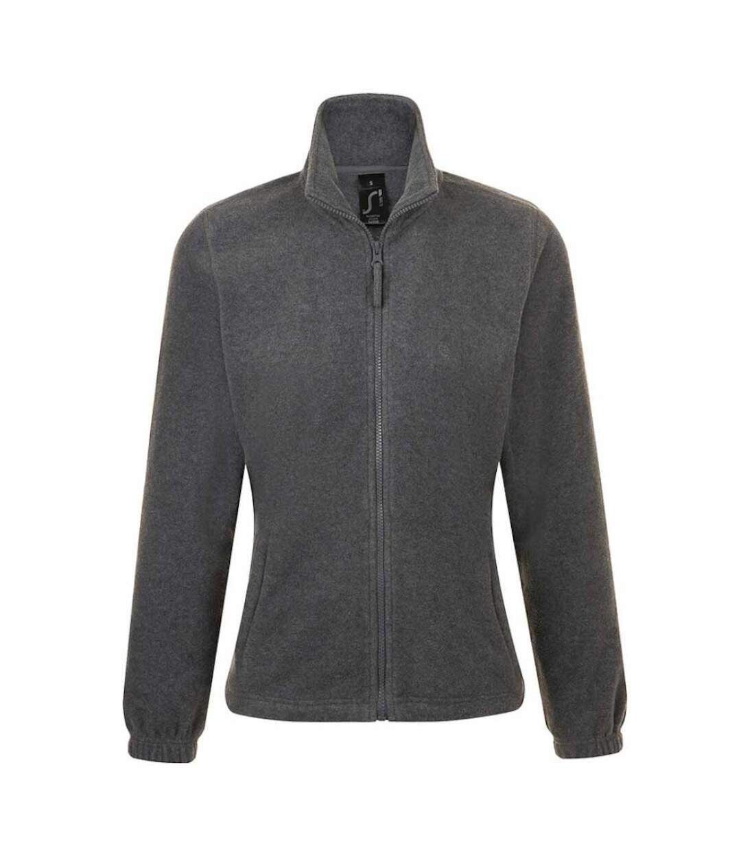 SOLS Womens/Ladies North Full Zip Fleece Jacket (Gray Marl) - UTPC344-1