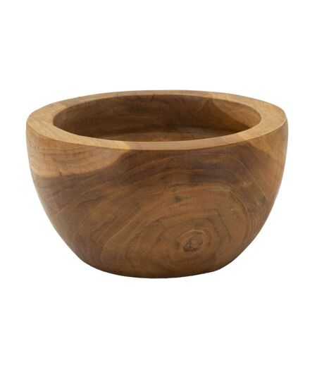 Vide-Poche en Teck Erusi 15cm Naturel