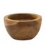 Vide-Poche en Teck Erusi 15cm Naturel-1