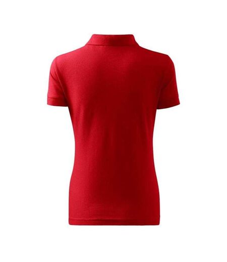 Polo Femme Rouge Malfini