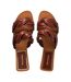 Womens/ladies Braided Casual Flat Sandals Tan Where´s That From-3