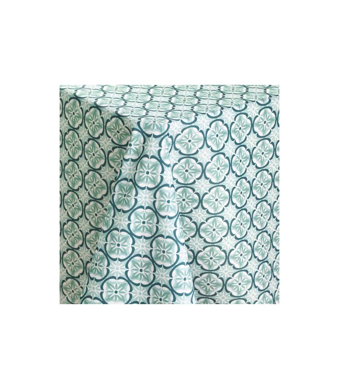 Nappe Antitache Imprimé Davia 145x240cm Sauge-3