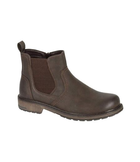 Bottines Chelsea Homme Marron Foncé Route 21