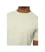 Mens Preece T-shirt Light Olive Crosshatch-4