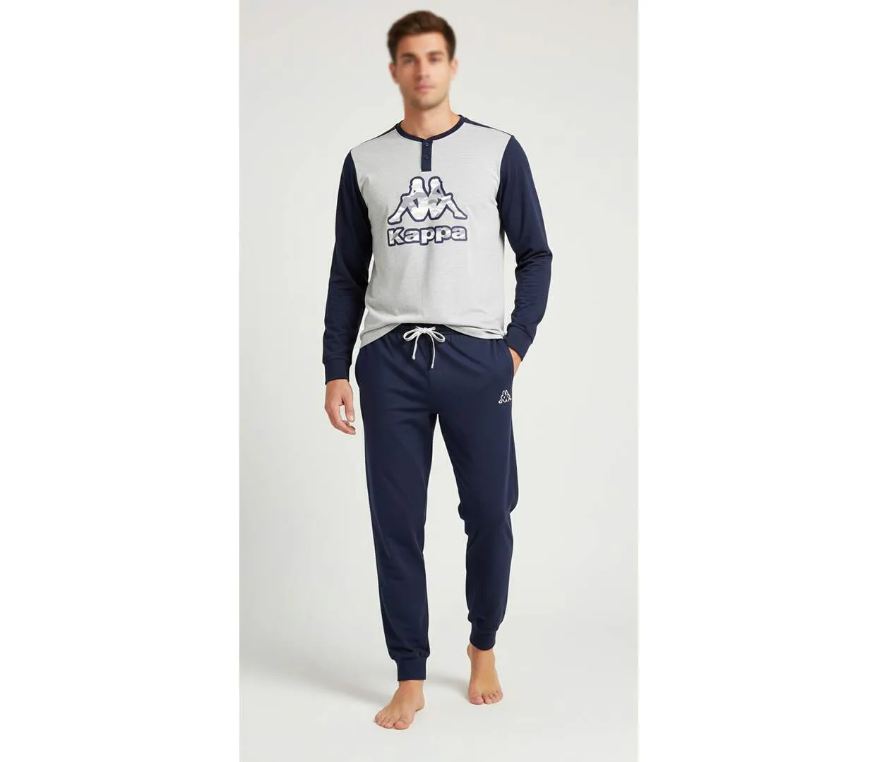 Kappa Pyjama Homme Long Coton-2