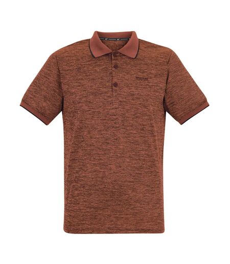 Polo Chiné Manches Courtes Remex Homme Brique Regatta
