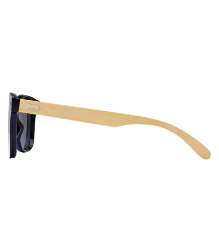 Unisex Adult Tan Bamboo Sunglasses One Size Silver Floso