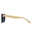Unisex Adult Tan Bamboo Sunglasses One Size Silver Floso-2