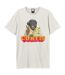 Unisex Adult Peace Curtis Mayfield T-shirt Vintage White Amplified-1