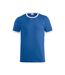 Unisex Adult Nome T-shirt Royal Blue White Clique-1