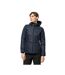 Doudoune Matelassée Bergland Ins Femme Bleu Marine Foncé Jack Wolfskin-1