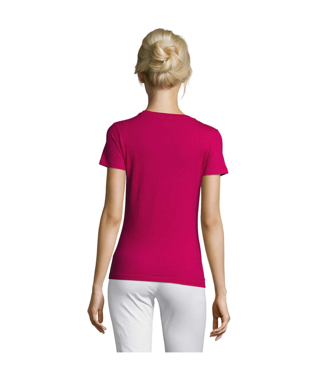 T-shirt Regent Femme Fuchsia SOLS-2