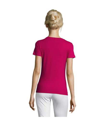 T-shirt Regent Femme Fuchsia SOLS
