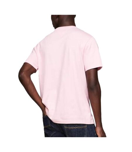 T-shirt rose homme tommy hilfiger essential solid pock - l