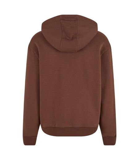 Veste À Capuche Adulte Marron Foncé Build Your Brand