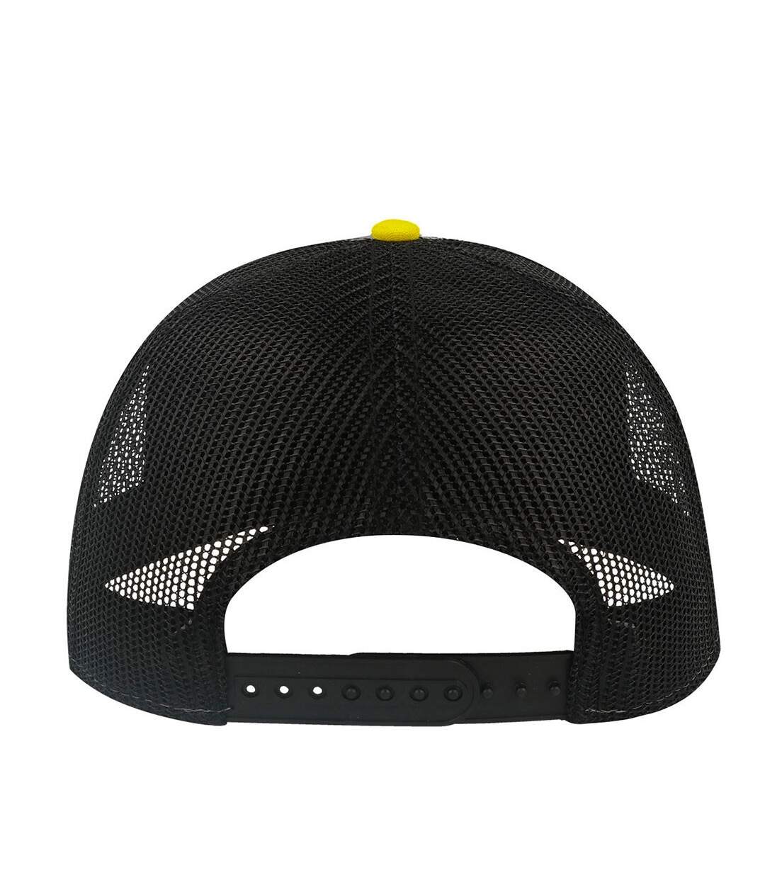 Casquette trucker rapper gris clair / jaune / noir Atlantis-2