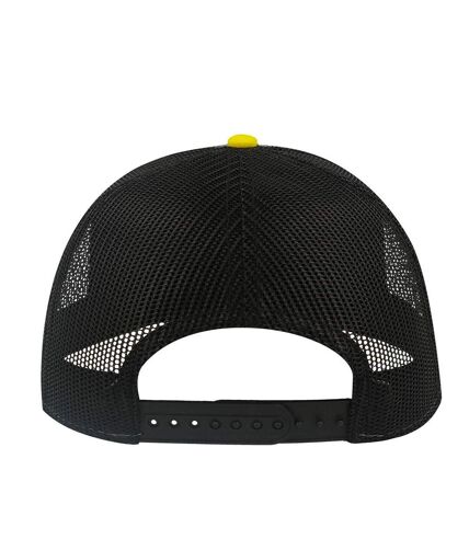 Casquette trucker rapper gris clair / jaune / noir Atlantis