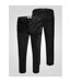 D555 Pantalon Uni Et Cintré Grande Taille Yarmouth Homme Noir Duke-4
