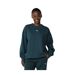 Womens/ladies Oversized Sweatshirt Green Puma-2
