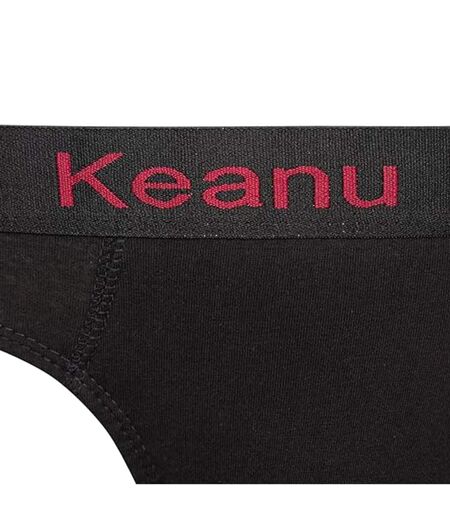 Pack Of 6  Mens Plain Briefs  Multicoloured Keanu