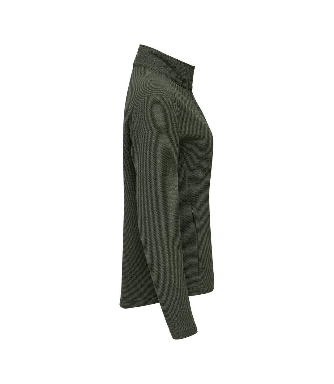 Womens/ladies Hunts Point Fleece Jacket Ivy Green Cutter & Buck-3