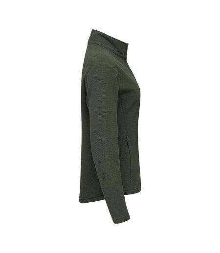 Womens/ladies Hunts Point Fleece Jacket Ivy Green Cutter & Buck