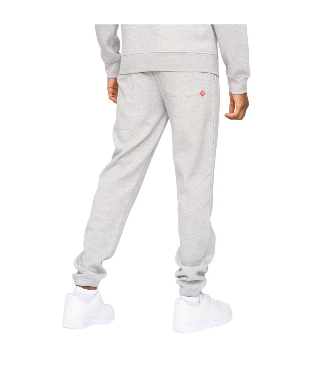 Mens Kingdome Jogging Bottoms Grey Marl Kings Will Dream-3