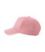 Casquette De Baseball Motif/style 5 Panneaux Recy Five Piping Adulte Rose Blanc Atlantis Headwear-3