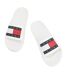 Mens Flag Logo Moulded Footbed Sliders White Tommy Jeans-3