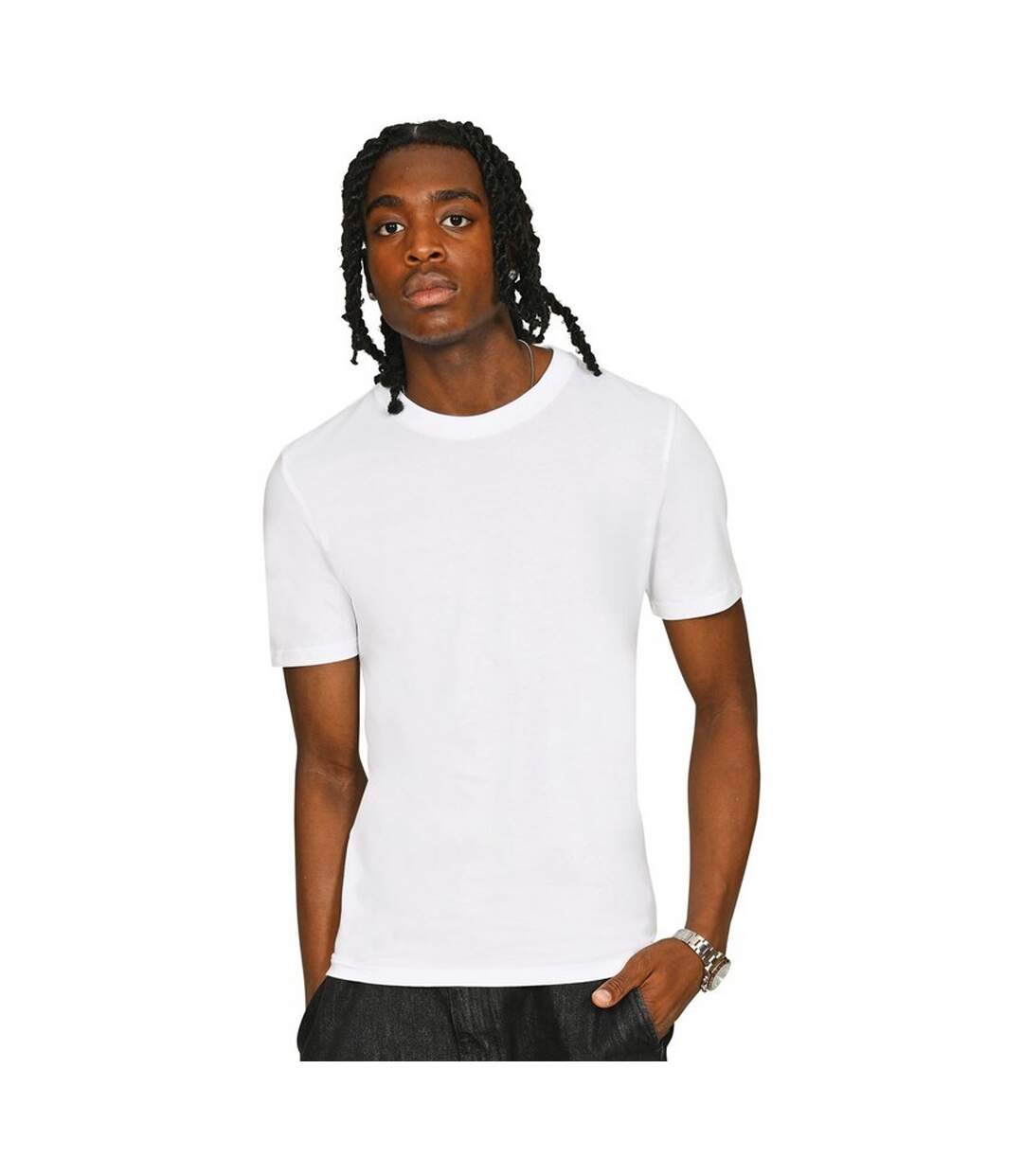 T-shirt Adulte Blanc Casual Classics-1