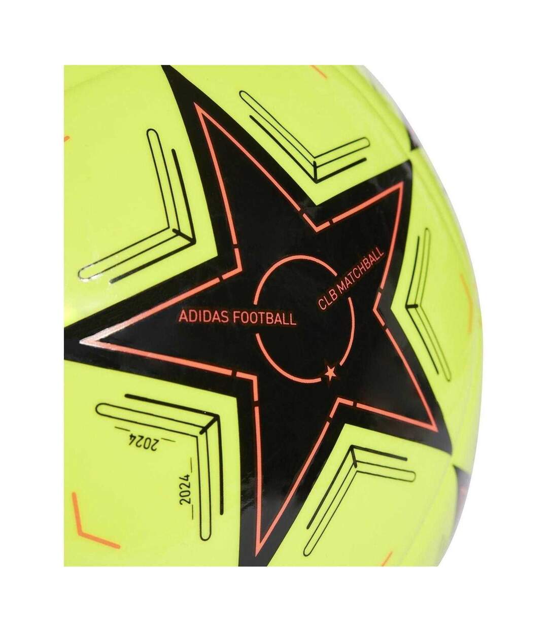 Ballon De Foot Motif/style Ligue Des Champions De L´uefa Glider Taille 5 Jaune Noir Adidas-3