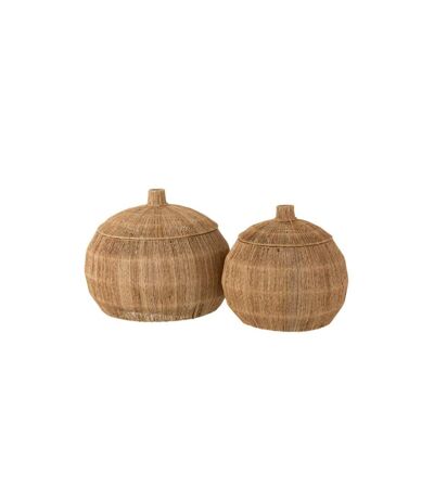 Lot de 2 Paniers en Jute Dantya 55cm Naturel